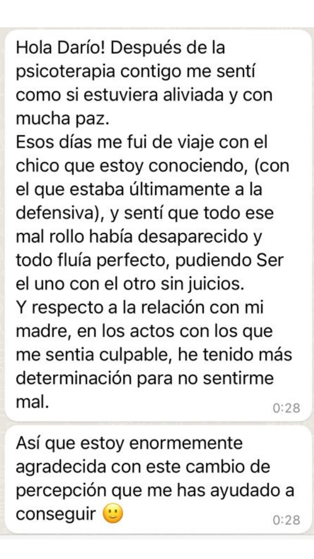 Reseña de cliente 1